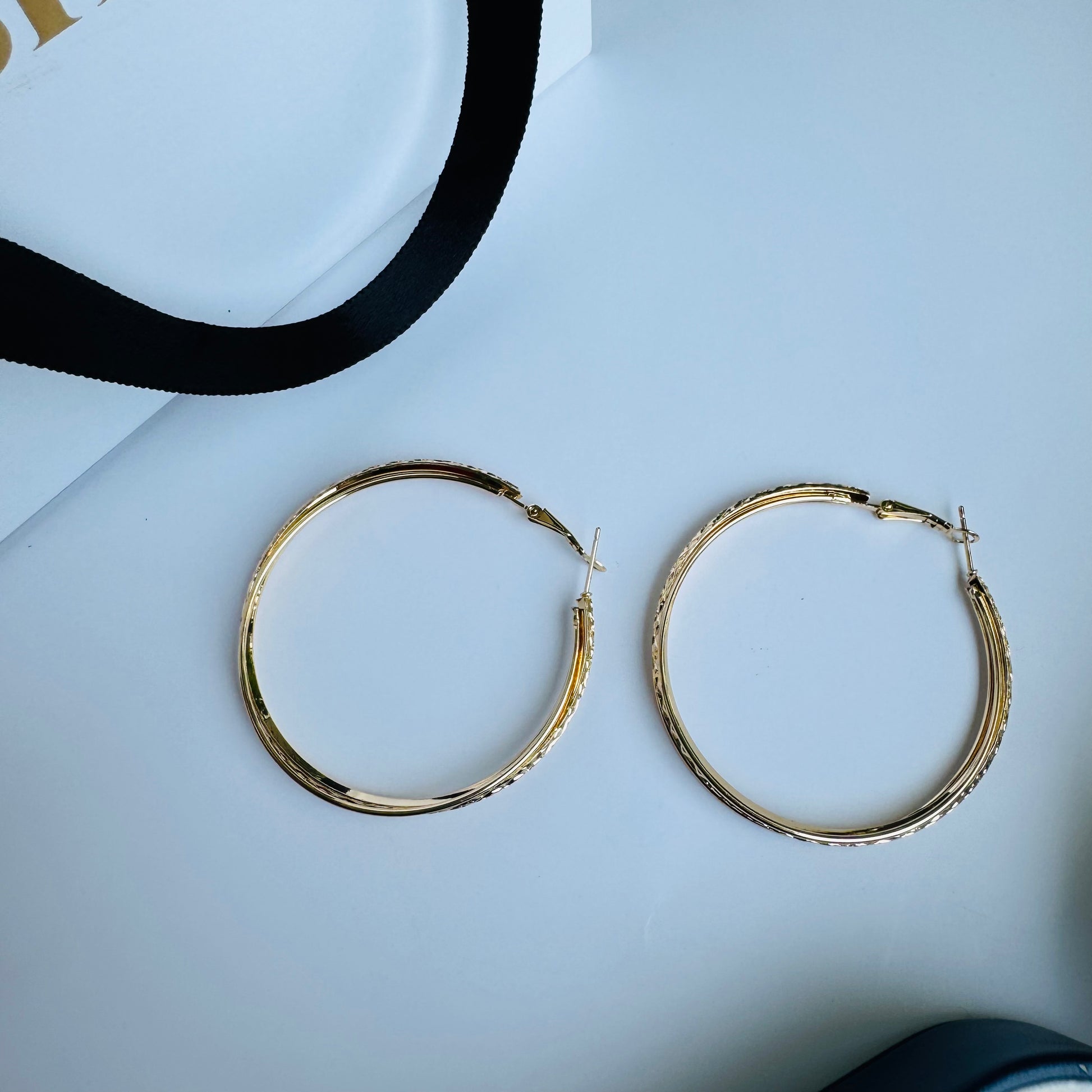 Gold hoop earrings for sale