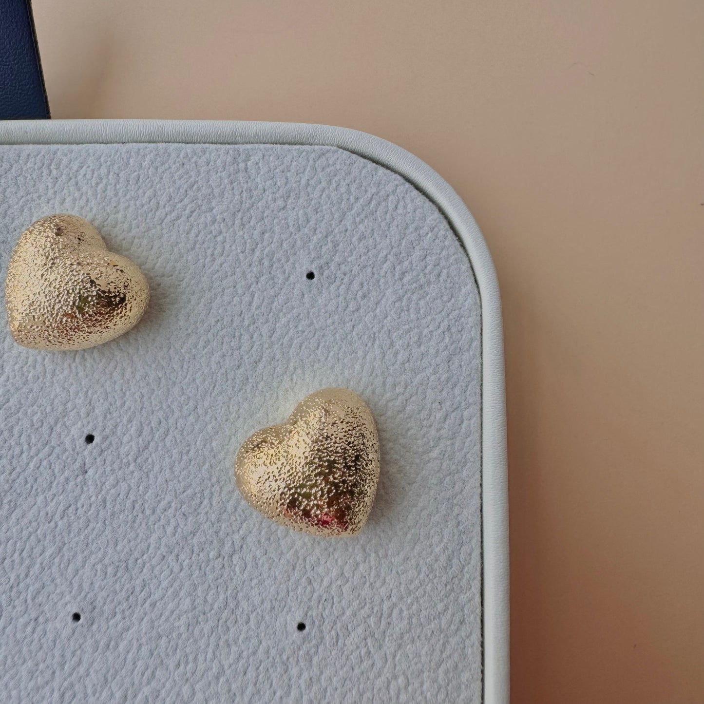 Textured Valentine Earrings
