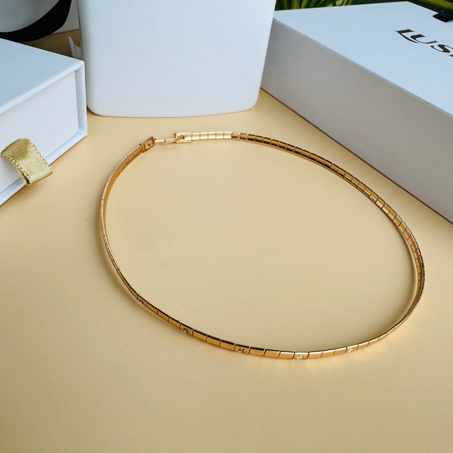 Ultra Luxe Thin Gold Necklace